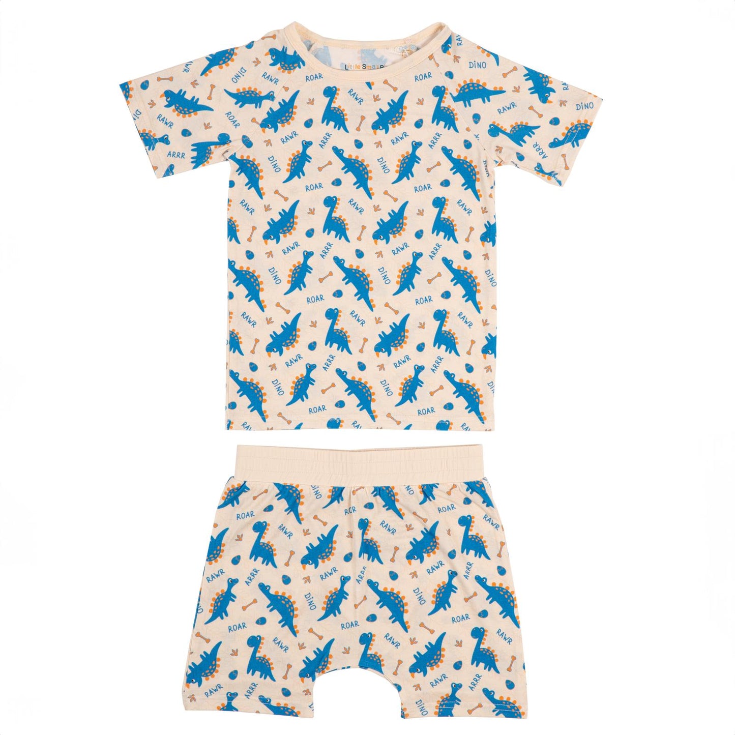 Short Sleeve Toddler Pyjamas Dino Rawr