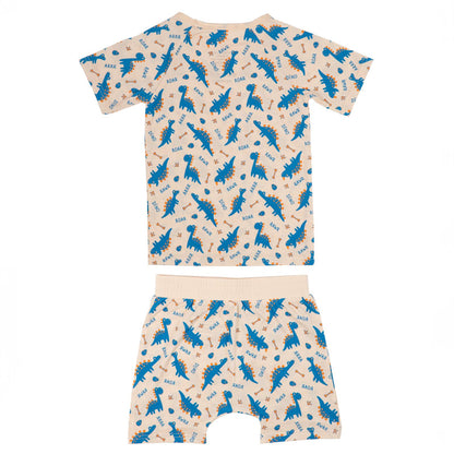 Short Sleeve Toddler Pyjamas Dino Rawr