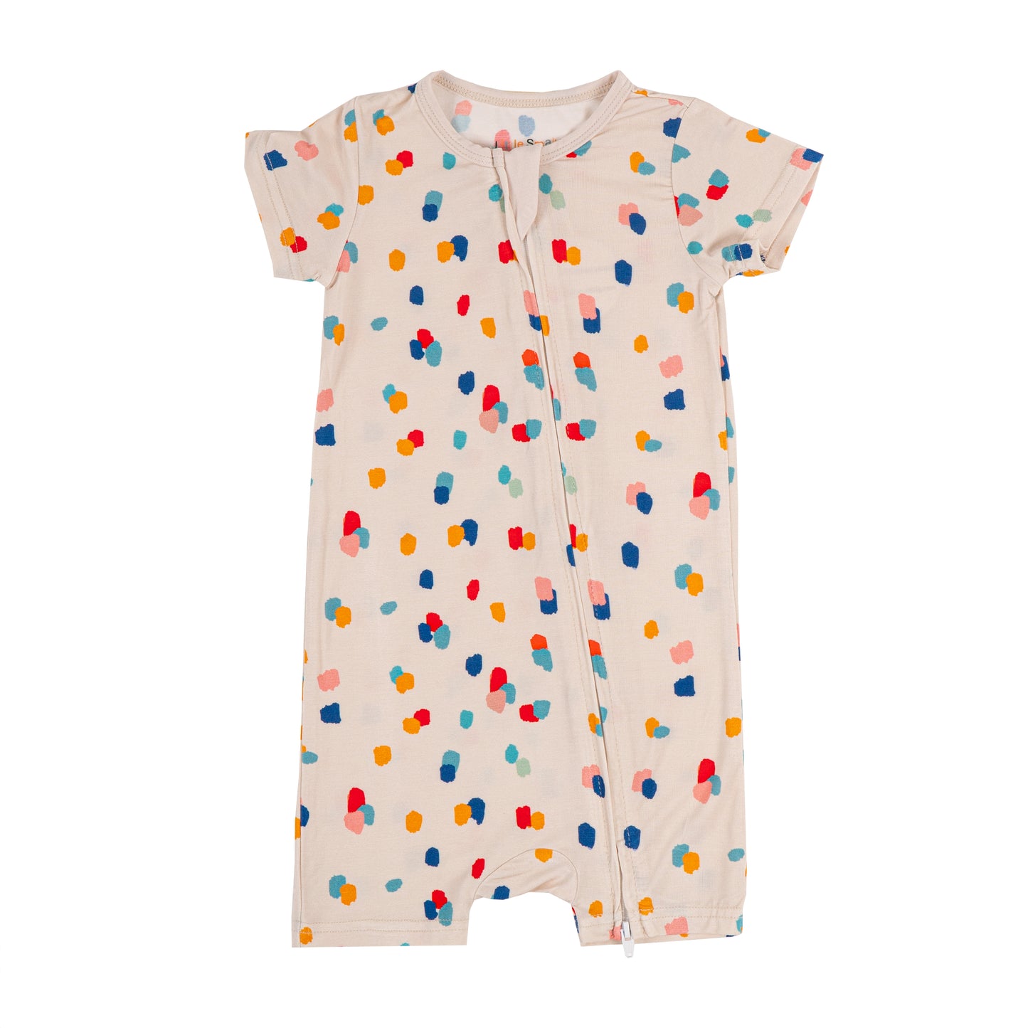 Short Sleeve Zipper Sprinkles