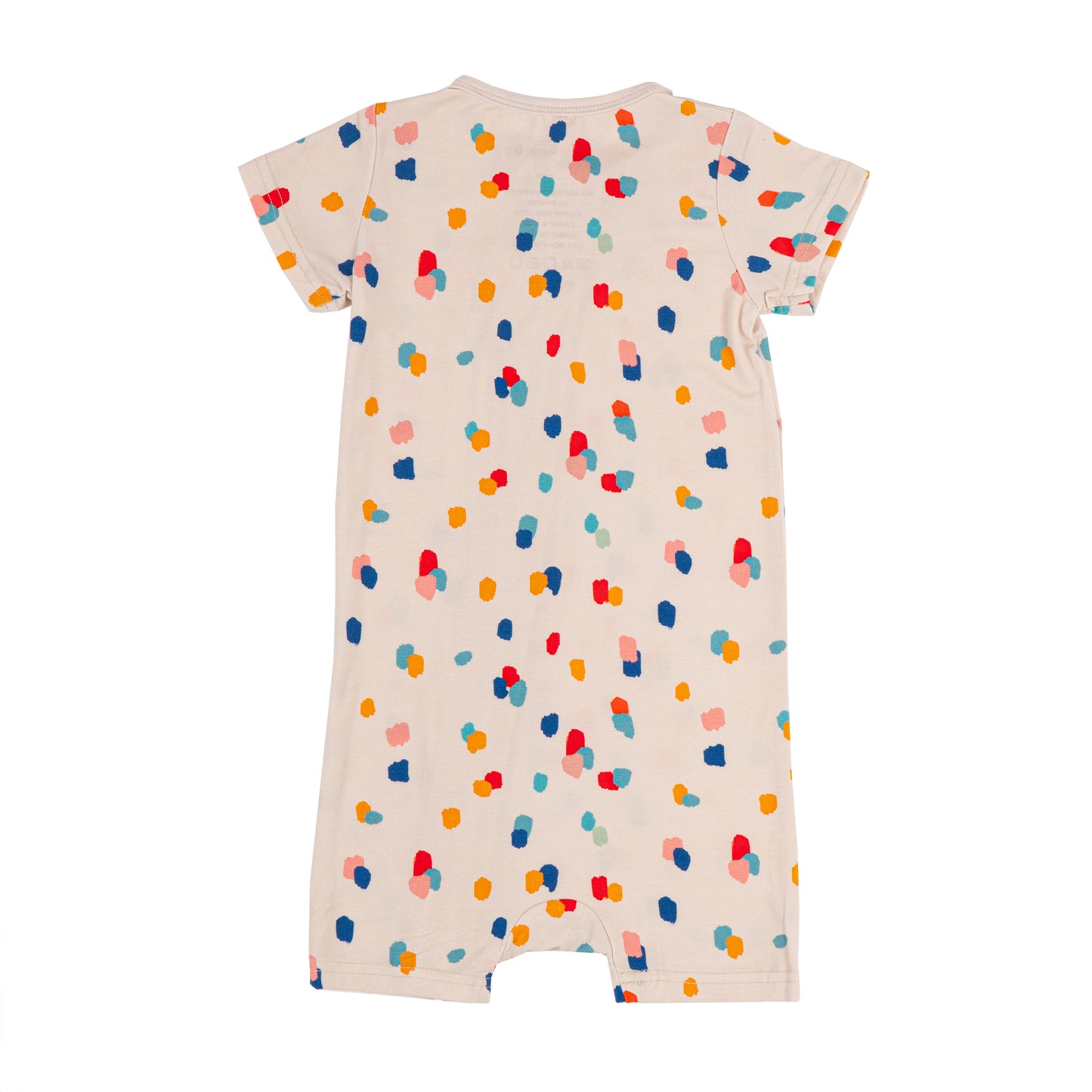 Short Sleeve Zipper Sprinkles