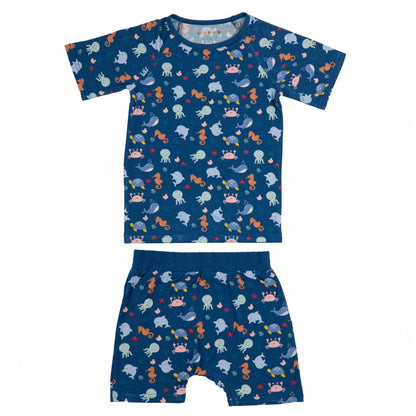 Short Sleeve Toddler Pyjamas Under The Sea