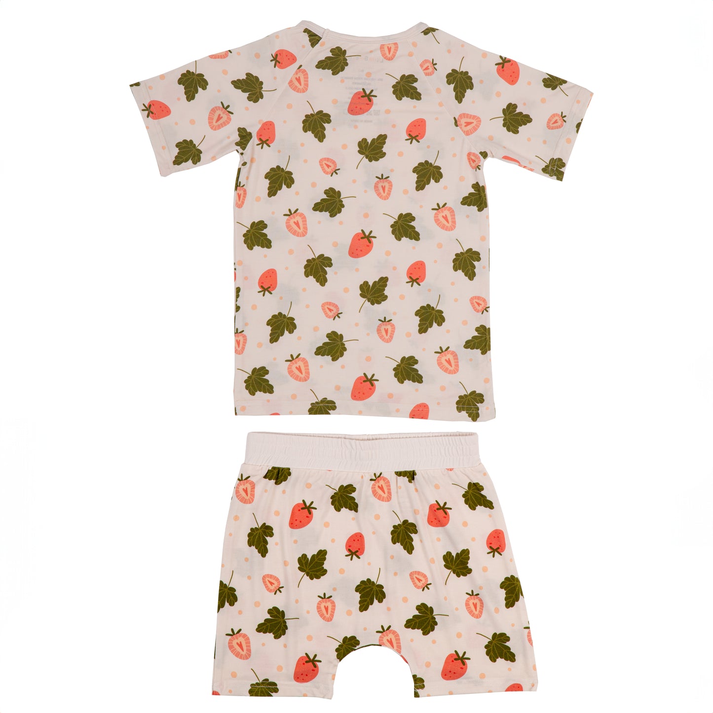 Short Sleeve Toddler Pyjamas Strawberry Fields