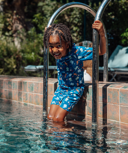 Short Sleeve Toddler Pyjamas Under The Sea